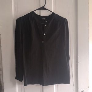 Lucky brand black 3/4 sleeve shirt XS